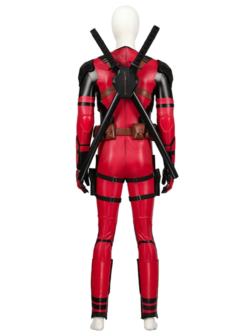 Movie Deadpool & Wolverine Halloween Cosplay Deadpool Samurai Costume Set Without Boots Without Props