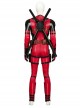 Movie Deadpool & Wolverine Halloween Cosplay Deadpool Samurai Costume Set Without Boots Without Props