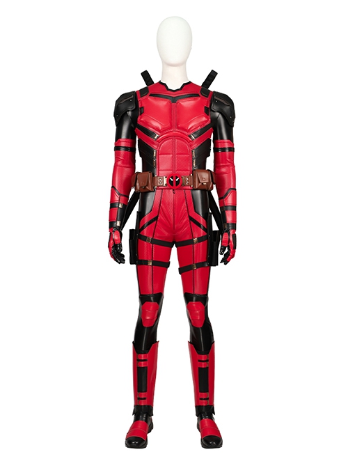 Movie Deadpool & Wolverine Halloween Cosplay Deadpool Samurai Accessories Boots