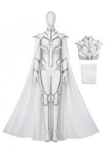 Comics What If Season 2 Halloween Cosplay Hela White Outfit Costume Set Without Boots