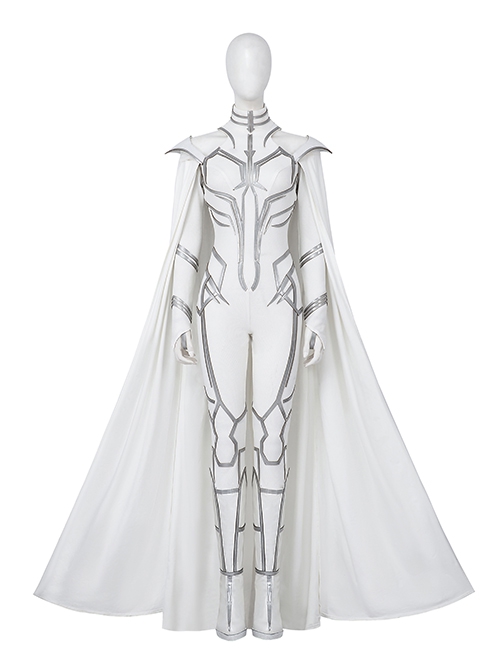 Comics What If Season 2 Halloween Cosplay Hela White Outfit Accessories White Boots