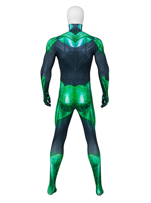 Game Suicide Squad Kill the Justice League Halloween Cosplay Green Lantern Costume Bodysuit