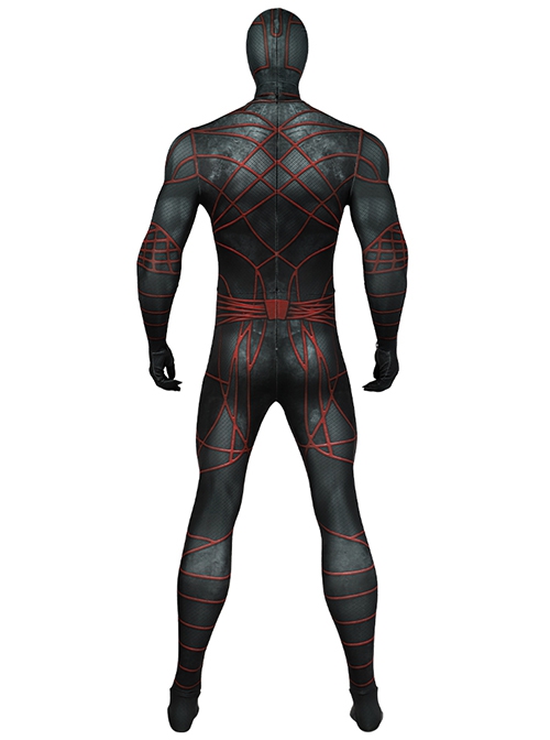 Movie Madame Web Halloween Cosplay Ezekiel Sims Costume Bodysuit Full Set