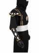 Movie Mighty Morphin Power Rangers Halloween Cosplay Black Ranger Outfits Costume Set Without Boots