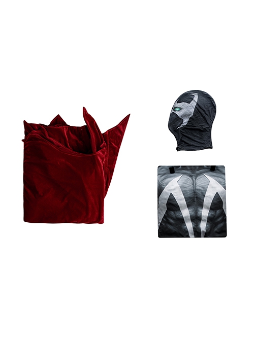 Spawn Halloween Cosplay Al Simmons Bodysuit Costume Set