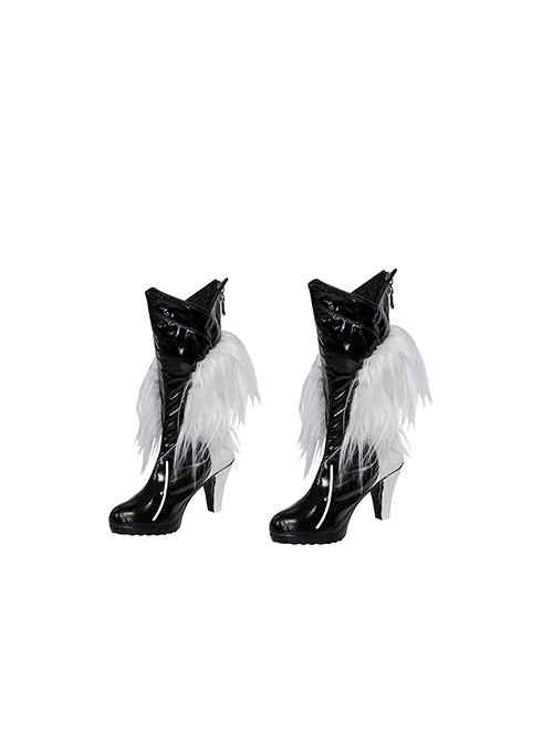 Game Spider-Man 2 Halloween Cosplay Black Cat Felicia Hardy Accessories Black Boots