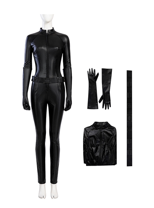 The Dark Knight Rises Halloween Cosplay Catwoman Costume Set Without Boots Without Mask