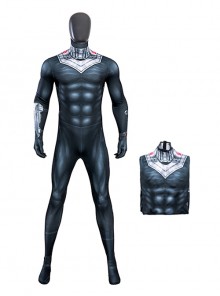 Aquaman And The Lost Kingdom Halloween Cosplay Black Manta David Hyde Costume Bodysuit