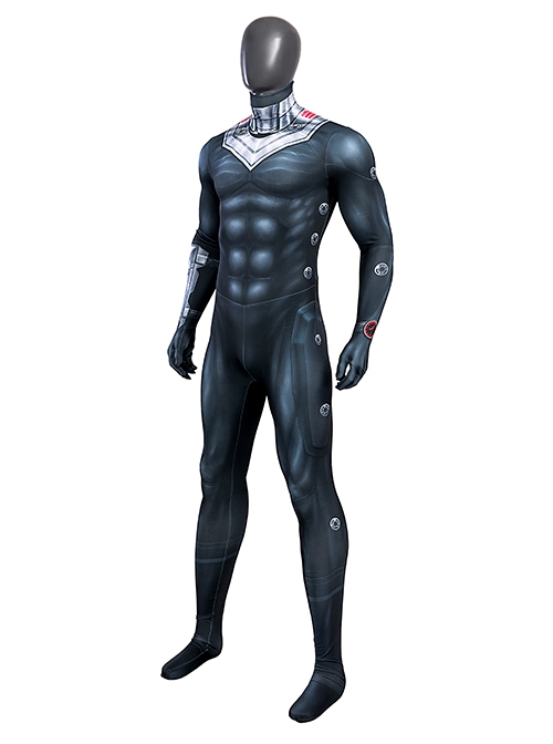 Aquaman And The Lost Kingdom Halloween Cosplay Black Manta David Hyde Costume Bodysuit