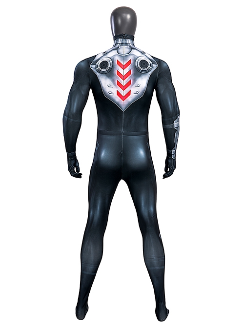 Aquaman And The Lost Kingdom Halloween Cosplay Black Manta David Hyde Costume Bodysuit