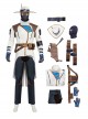 Game Valorant Halloween Cosplay Cypher Costume Set Without Boots