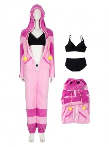 Game Street Fighter 6 Halloween Cosplay Han Juri New Skin Pajama Version Costume Full Set