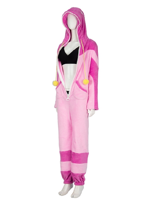 Game Street Fighter 6 Halloween Cosplay Han Juri New Skin Pajama Version Costume Full Set