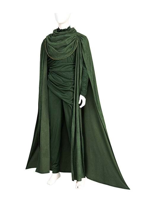 Loki Season 2 Halloween Cosplay God Of Lies Loki Laufeyson Costume Set Without Shoes Without Headwear