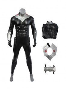 Aquaman And The Lost Kingdom Halloween Cosplay Black Manta Costume Set Without Boots