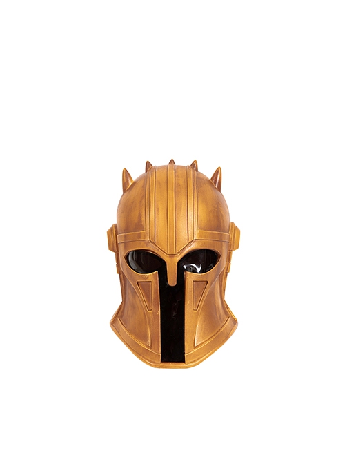 The Mandalorian Halloween Cosplay The Armorer Accessories Yellow Helmet