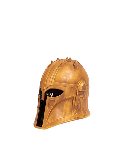 The Mandalorian Halloween Cosplay The Armorer Accessories Yellow Helmet