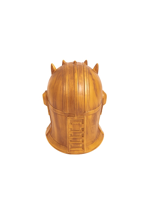 The Mandalorian Halloween Cosplay The Armorer Accessories Yellow Helmet