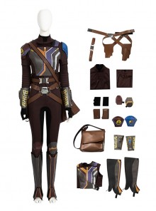 TV Drama Ahsoka Star Wars Spin-off  Sabine Wren Halloween Cosplay Costume Set Without Shoes Without Helmet