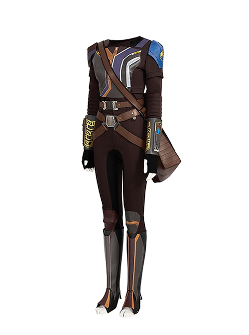 TV Drama Ahsoka Star Wars Spin-off  Sabine Wren Halloween Cosplay Costume Set Without Shoes Without Helmet