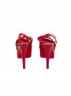 Movie Love Actually Halloween Cosplay Retro Style Christmas Red Accessories Red High Heel Shoes