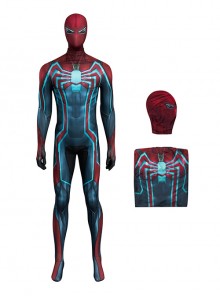 Game Marvel's Spider-Man Halloween Cosplay Velocity Battle Suit Costume Bodysuit Set