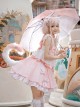 Miss Mewmew Series Cute Pink Kitty Paw Sweet Lolita Ruffles Bowknot Soft Girl Camisole Skirt Cat Ear Hairpin Set