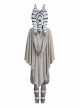 Star Wars TV Drama Halloween Cosplay Ahsoka Tano Gray Robe Version Costume Set Without Shoes