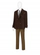 Loki Season 2 Halloween Cosplay Loki Laufeyson Brown Coat Suit Costume Set Without Shoes