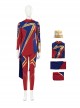 Captain Marvel II Halloween Cosplay Ms. Marvel Combat Clothing Costume Set Without Shoes