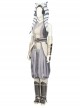 Star Wars Halloween Cosplay Ahsoka Tano White Battle Suit Costume Set Without Shoes