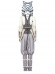 Star Wars Halloween Cosplay Ahsoka Tano White Battle Suit Costume Set Without Shoes