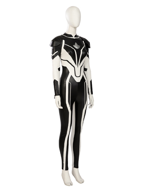 Captain Marvel II Halloween Cosplay Spectrum Monica Rambeau Bodysuit Costume Set Without Shoes