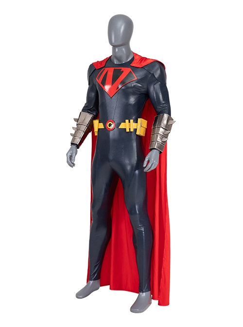 The Flash Halloween Cosplay Nicolas Cage Version Superman Bodysuit Costume Set Without Shoes