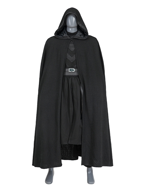 Star Wars Spin Offs Ahsoka Halloween Cosplay Baylan Skoll Costume Black Cloak