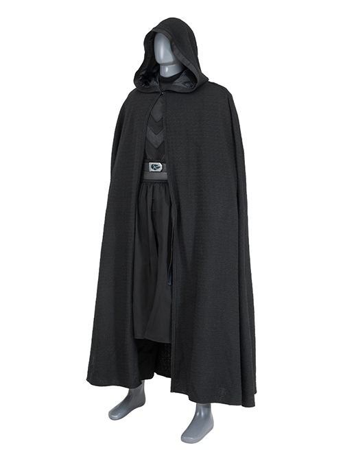 Star Wars Spin Offs Ahsoka Halloween Cosplay Baylan Skoll Costume Black Cloak