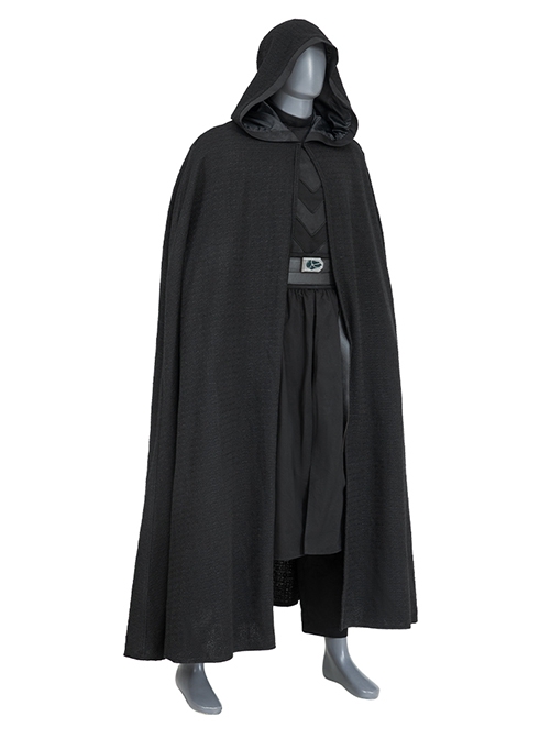 Star Wars Spin Offs Ahsoka Halloween Cosplay Baylan Skoll Costume Black Cloak