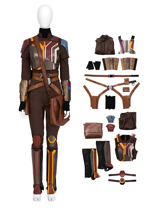 Star Wars Spin Offs Ahsoka Halloween Cosplay Bo Katan Kryze Costume Set Without Shoes