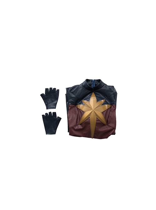 Captain Marvel II Halloween Cosplay Carol Danvers Team Uniform Bodysuit Costume Set Without Shoes