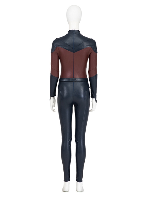 Captain Marvel II Halloween Cosplay Carol Danvers Team Uniform Bodysuit Costume Set Without Shoes