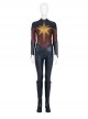 Captain Marvel II Halloween Cosplay Carol Danvers Team Uniform Bodysuit Accessories Blue Boots