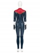 Captain Marvel II Halloween Cosplay Carol Danvers Battle Suit Bodysuit Costume Set Without Shoes