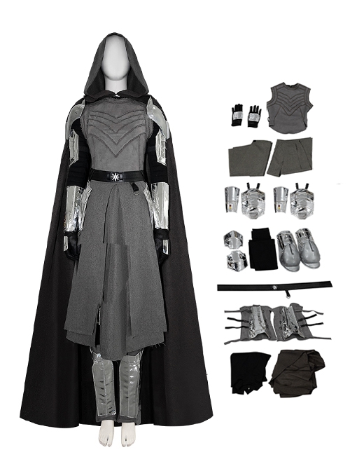 Star Wars American Drama Ahsoka Tano Halloween Cosplay Shin Hati Costume Set Without Shoes