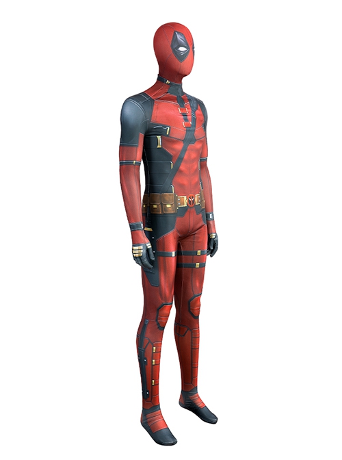 Deadpool 3 Halloween Cosplay Wade Winston Wilson Movie Bodysuit Costume Full Set