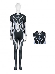 Movie The Marvels Captain Marvel 2 Halloween Cosplay Spectrum Monica Rambeau Costume Bodysuit