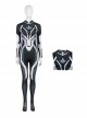 Movie The Marvels Captain Marvel 2 Halloween Cosplay Spectrum Monica Rambeau Costume Bodysuit