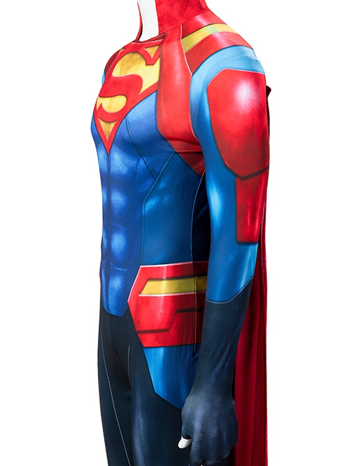 Comics Superman 2018 Halloween Cosplay Superboy Jonathan Kent Costume Bodysuit Full Set