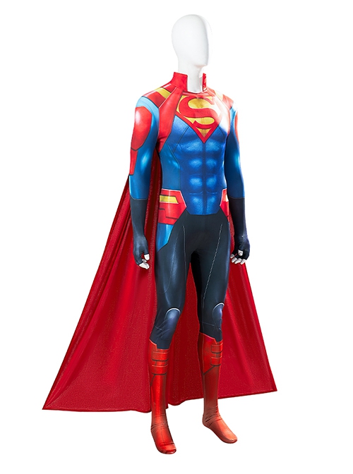 Comics Superman 2018 Halloween Cosplay Superboy Jonathan Kent Costume Bodysuit Full Set