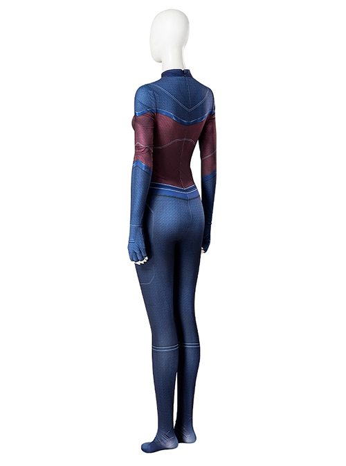 The Marvels Captain Marvel 2 Halloween Cosplay Carol Danvers Battle Suit Costume Bodysuit