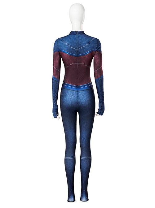 The Marvels Captain Marvel 2 Halloween Cosplay Carol Danvers Battle Suit Costume Bodysuit